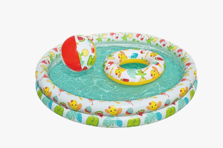 Basseng med badering og ball Multiple - 11014214-multi-onesize - 1