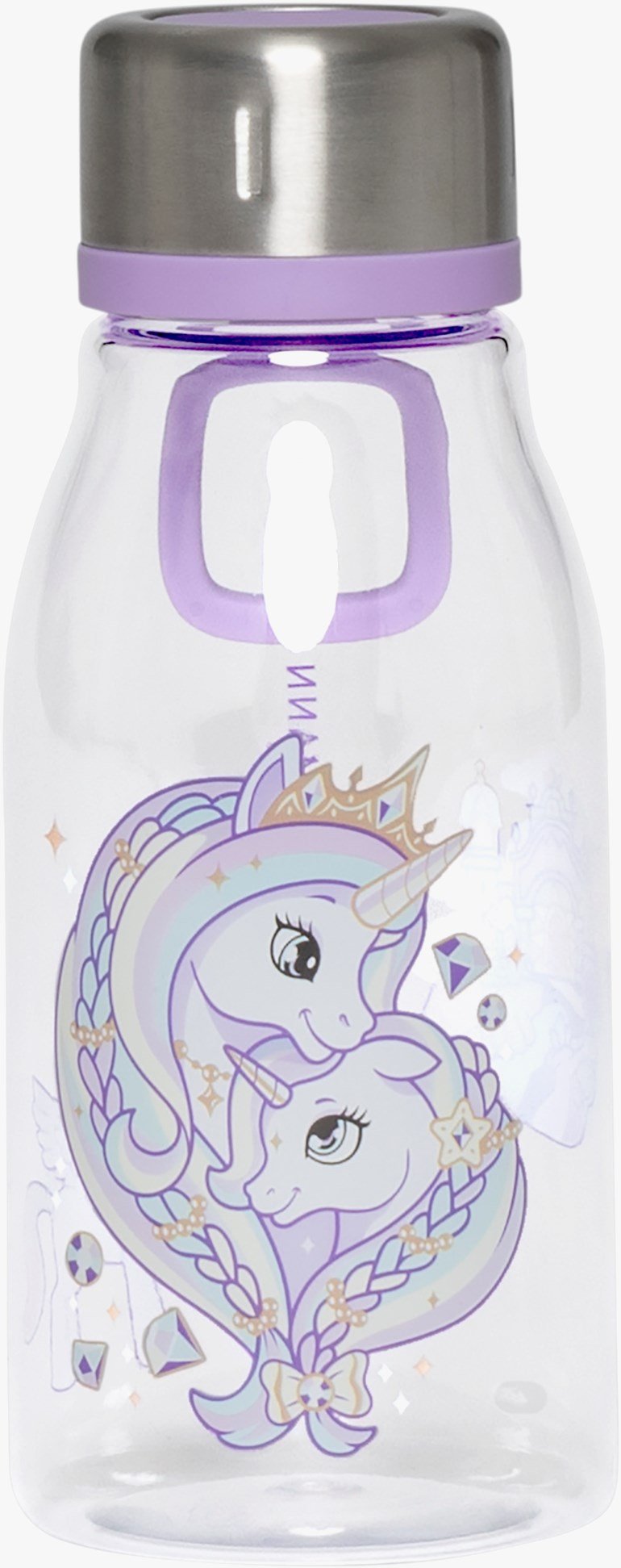 Drikkeflaske, blue, unicornprincess Blå - 11016710-Blue-400ml-unicornpri - 1