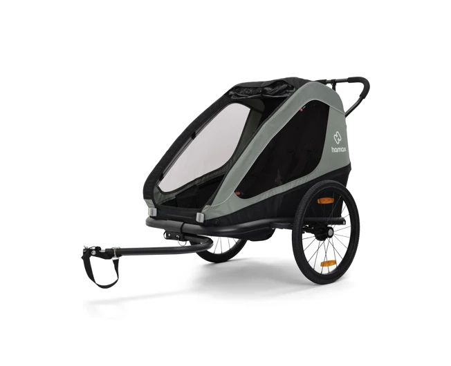 Hamax Traveller Sykkelvogn og Barnevogn, Khaki