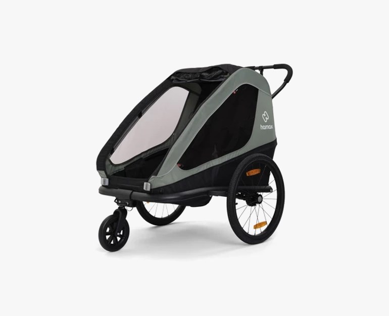 Traveller sykkelvogn Grønn - 11017415-KhakiGreen-3wheel - 1