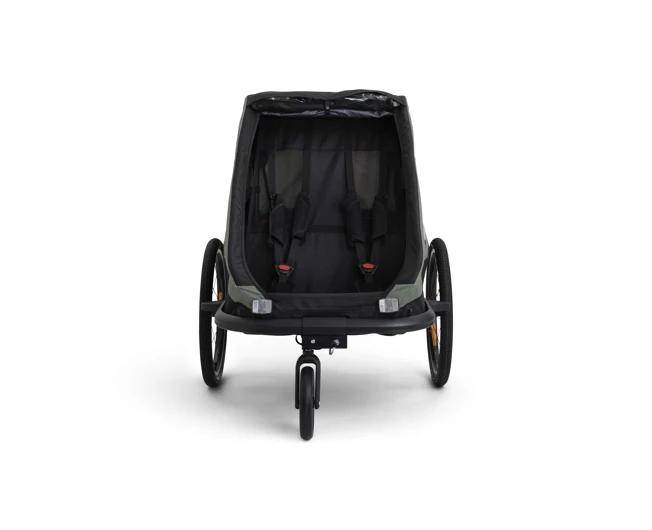 Hamax Traveller Sykkelvogn og Barnevogn, Khaki