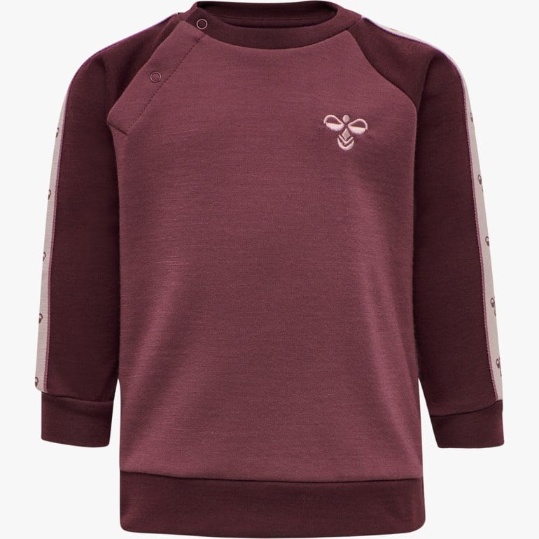 Wulbato genser ull/bambus Rød - undefined - 1