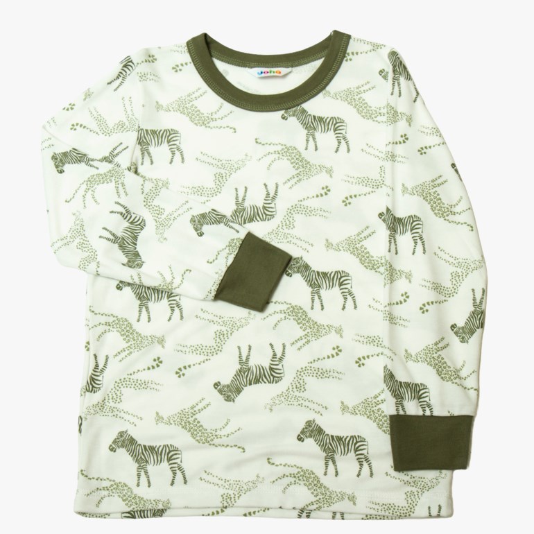Pyjamas bambusviskose Grønn - undefined - 1