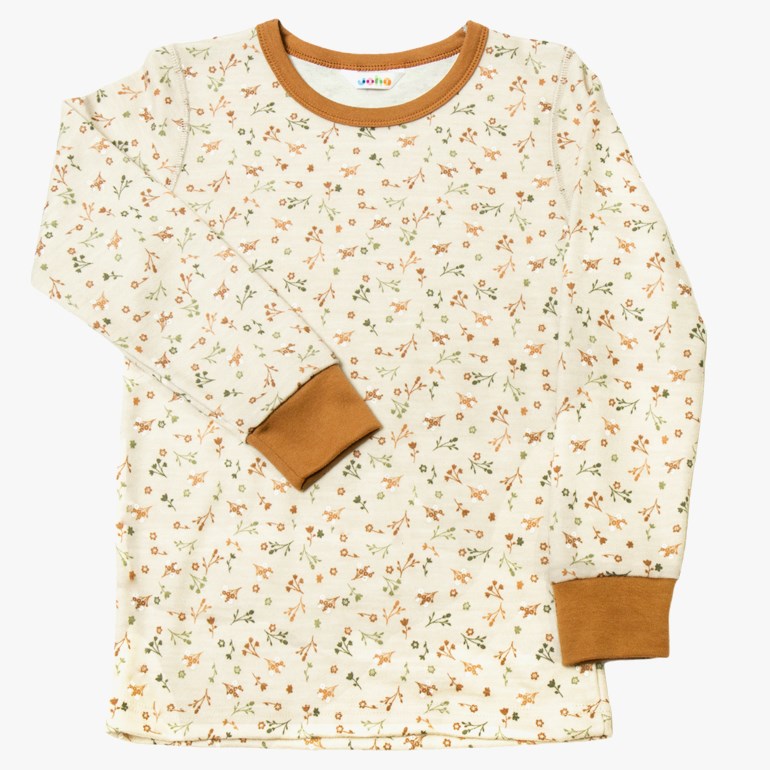 Genser ull/bambus print Beige - undefined - 1