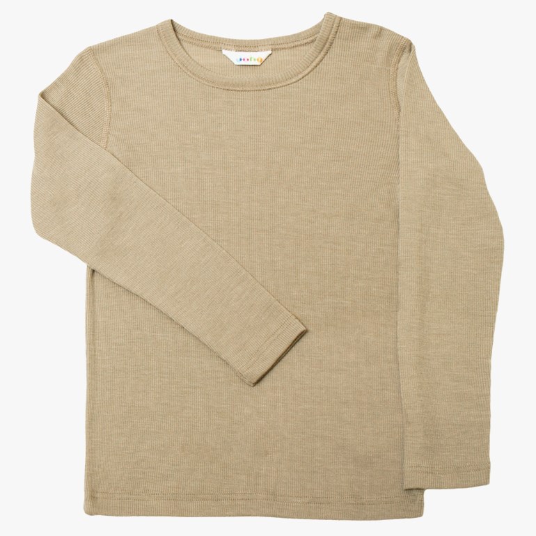 Trøye ull/silke Beige - undefined - 1