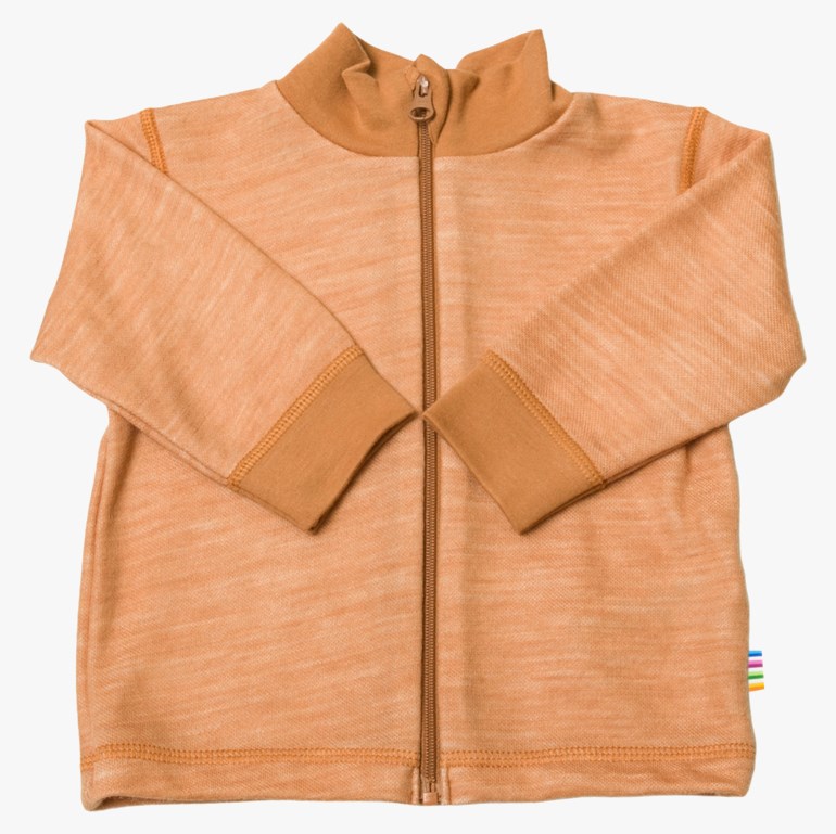 Cardigan ull/bambus Brun - undefined - 1