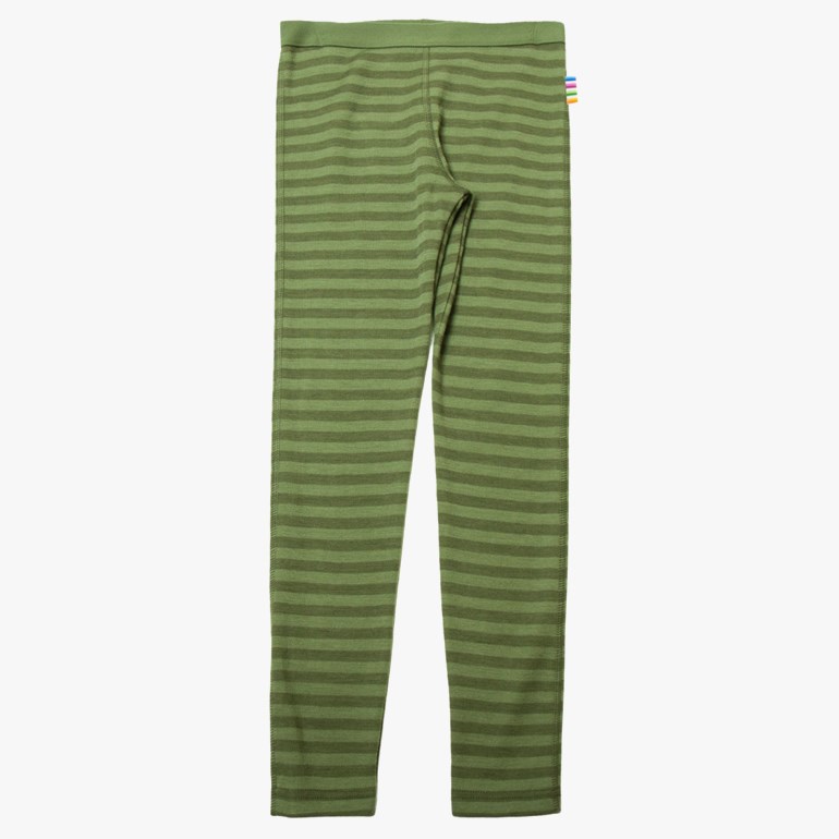 Leggings ull, greenstrip Grønn - undefined - 1