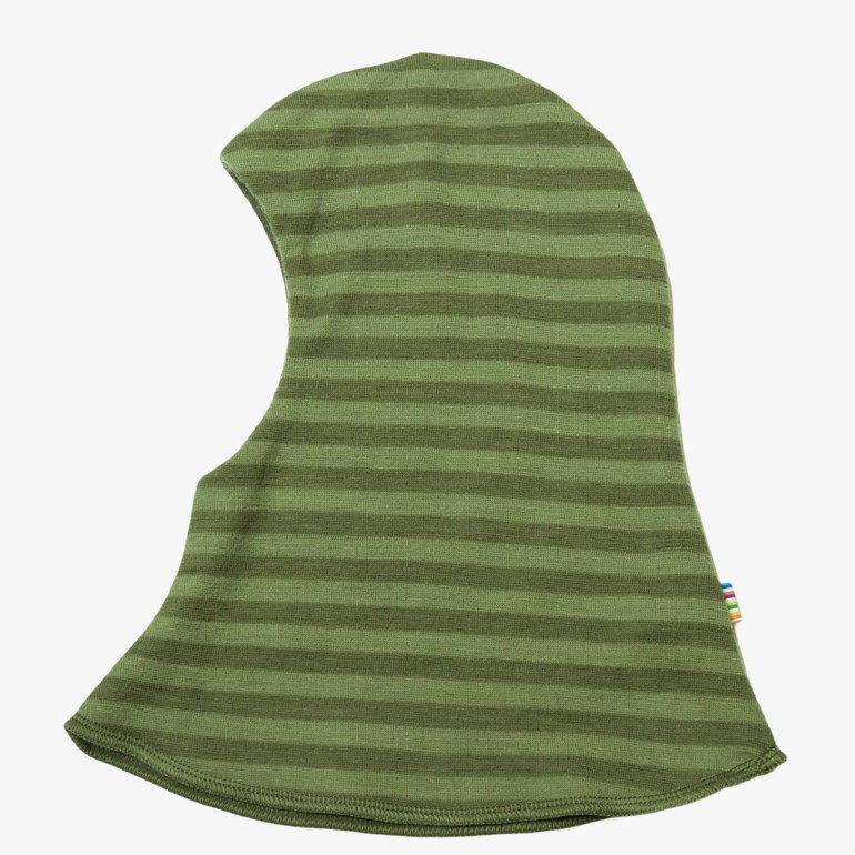 Balaclava ull striper, greenstrip Grønn - undefined - 1