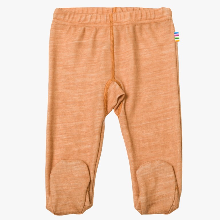 Leggings ull/bambus m/fot Brun - undefined - 1