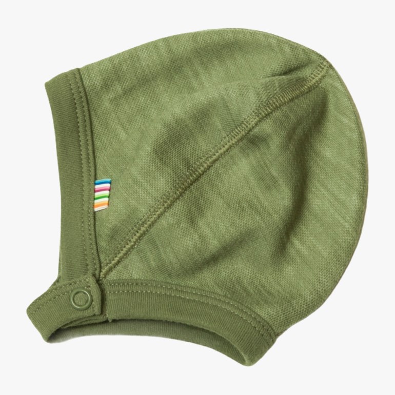 Hjelmlue ull/bambus Grønn - undefined - 1