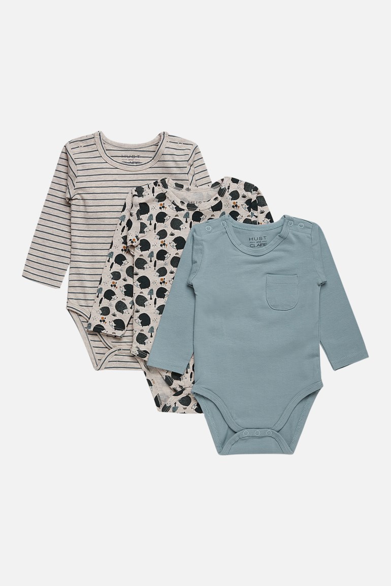 Body 3pk Blå - undefined - 1