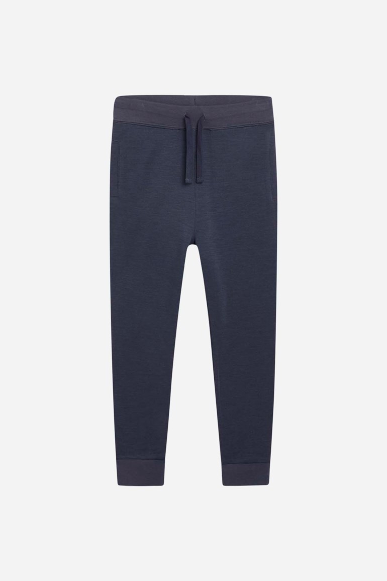 Galin joggebukser ull/bambus Blå - undefined - 1