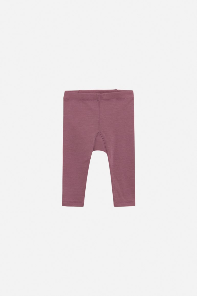 Lotta leggings ull/bambus, purple Lilla - undefined - 1