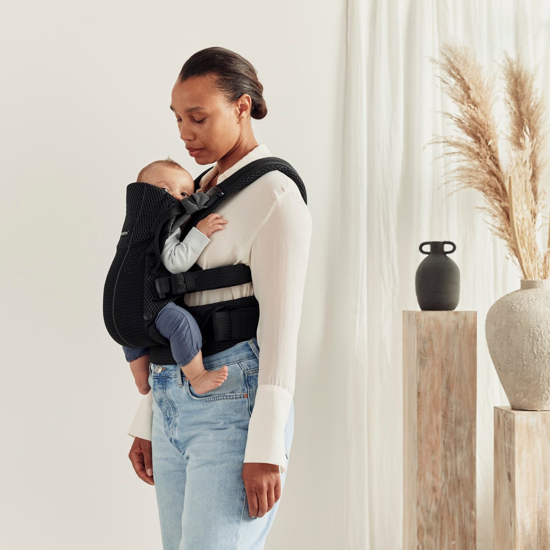 BabyBjörn Harmony Bæresele 3D Mesh, Svart