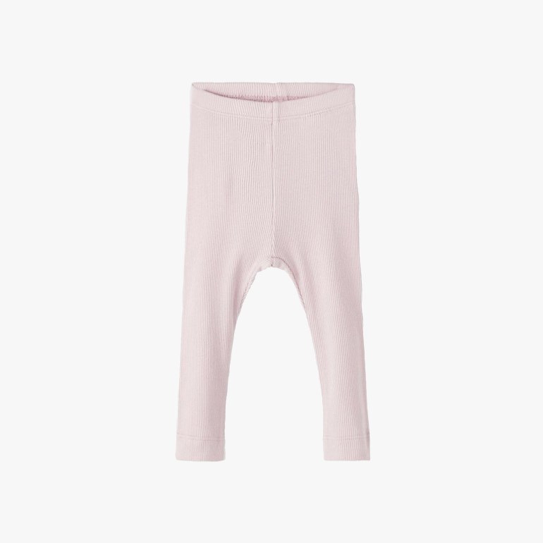 Basic ribb leggings Rosa - undefined - 1