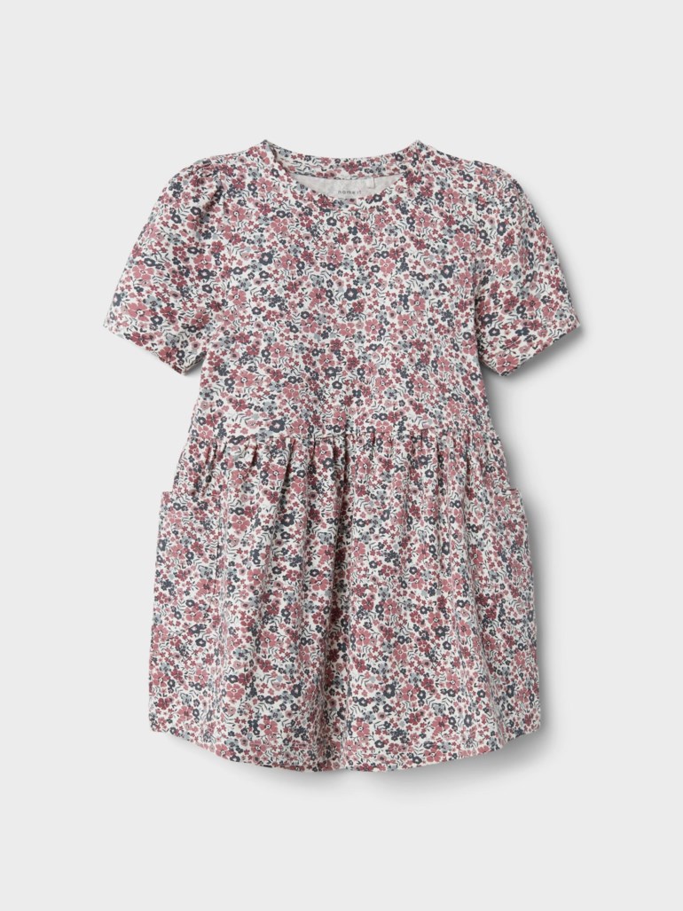 Fagmar kortermet kjole Blå - undefined - 1