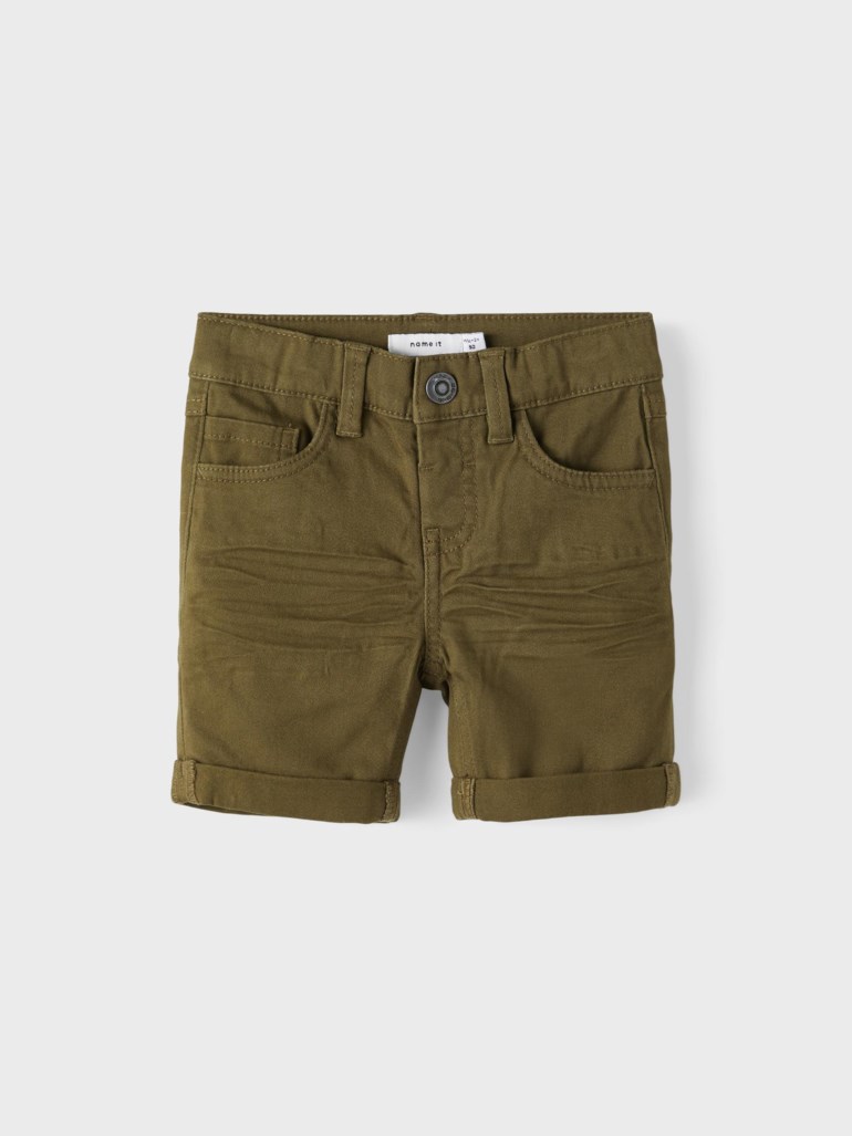 Sofus shorts, olivenight Grønn - undefined - 1
