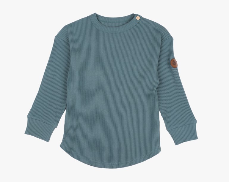 Raffen Longsleeve Lt, grayblue Blå - undefined - 1