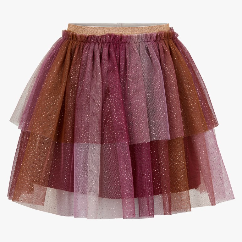 Tyllskjørt glitter Rød - undefined - 1