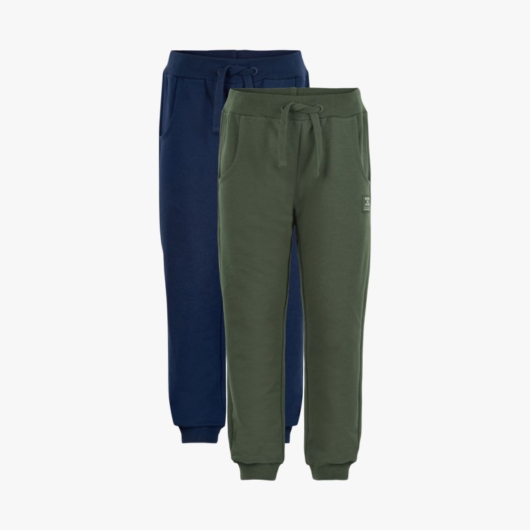 2pk joggebukse, blue Blå - undefined - 1