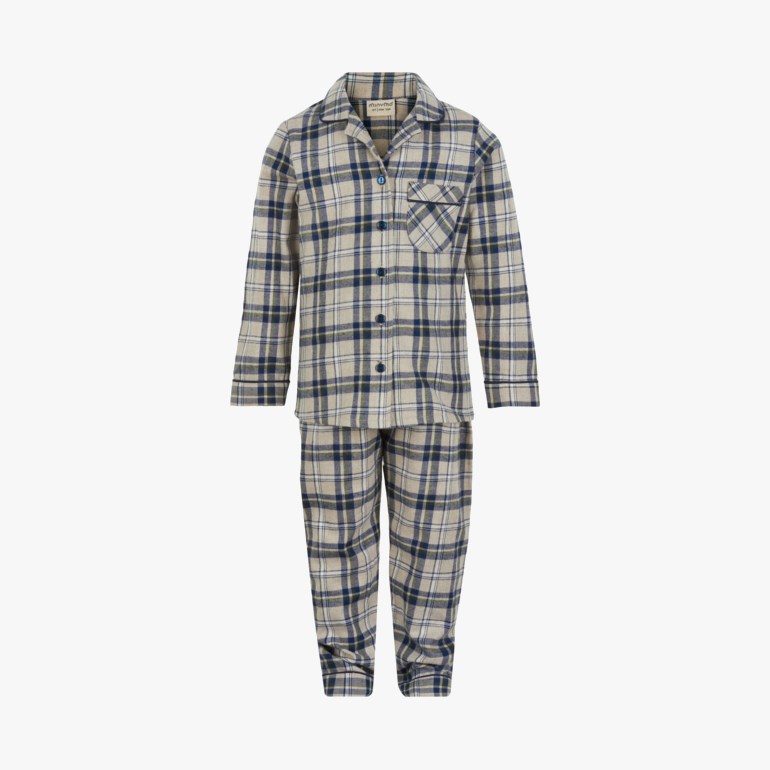 Pysjamas flanell Beige - undefined - 1