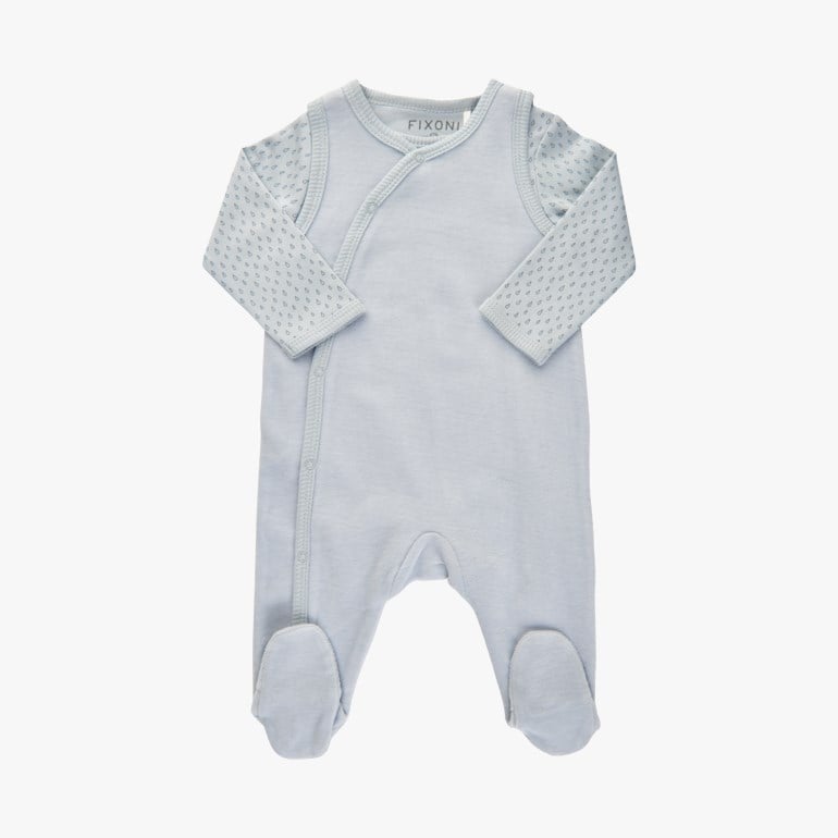 Velur dress m/body Blå - undefined - 1