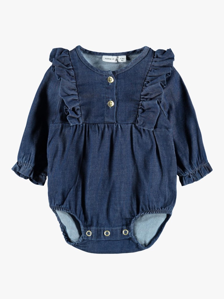 Atelmas denim kjole Blå - undefined - 1