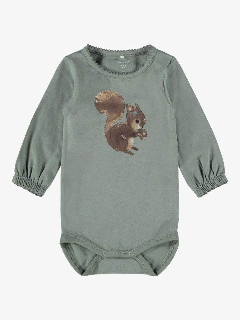 Rebecca langermet body Grønn - undefined - 1