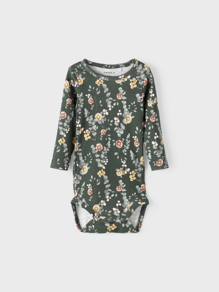 Rosi langermet body. Grønn - undefined - 1