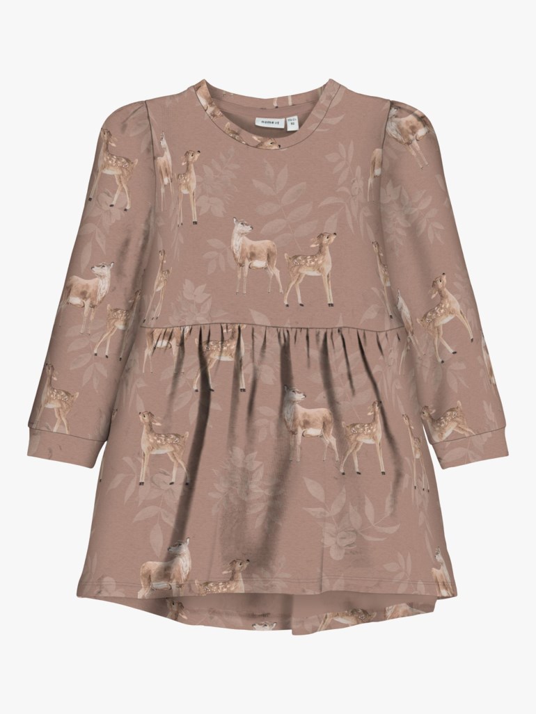 Rebecca langermet kjole Beige - undefined - 1