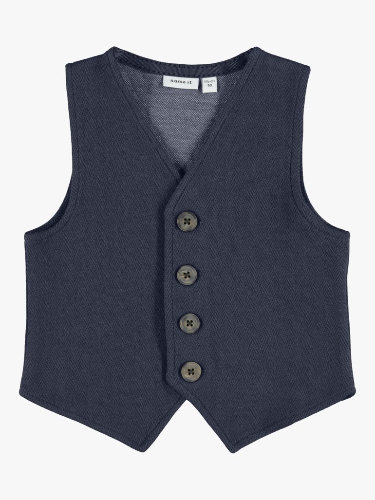 Rolf vest med knapper Blå - undefined - 1