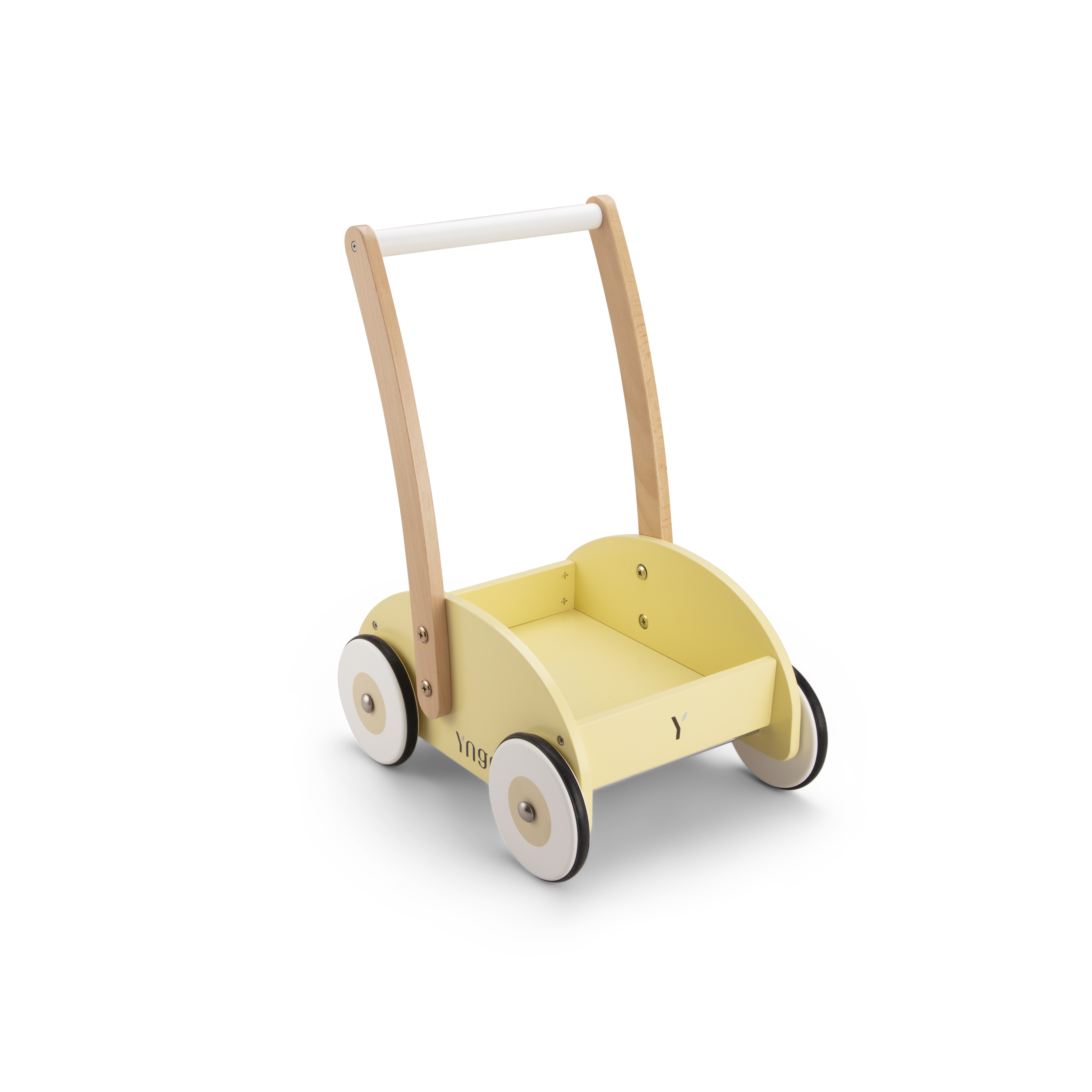 Gåvogn med klosser, yellow