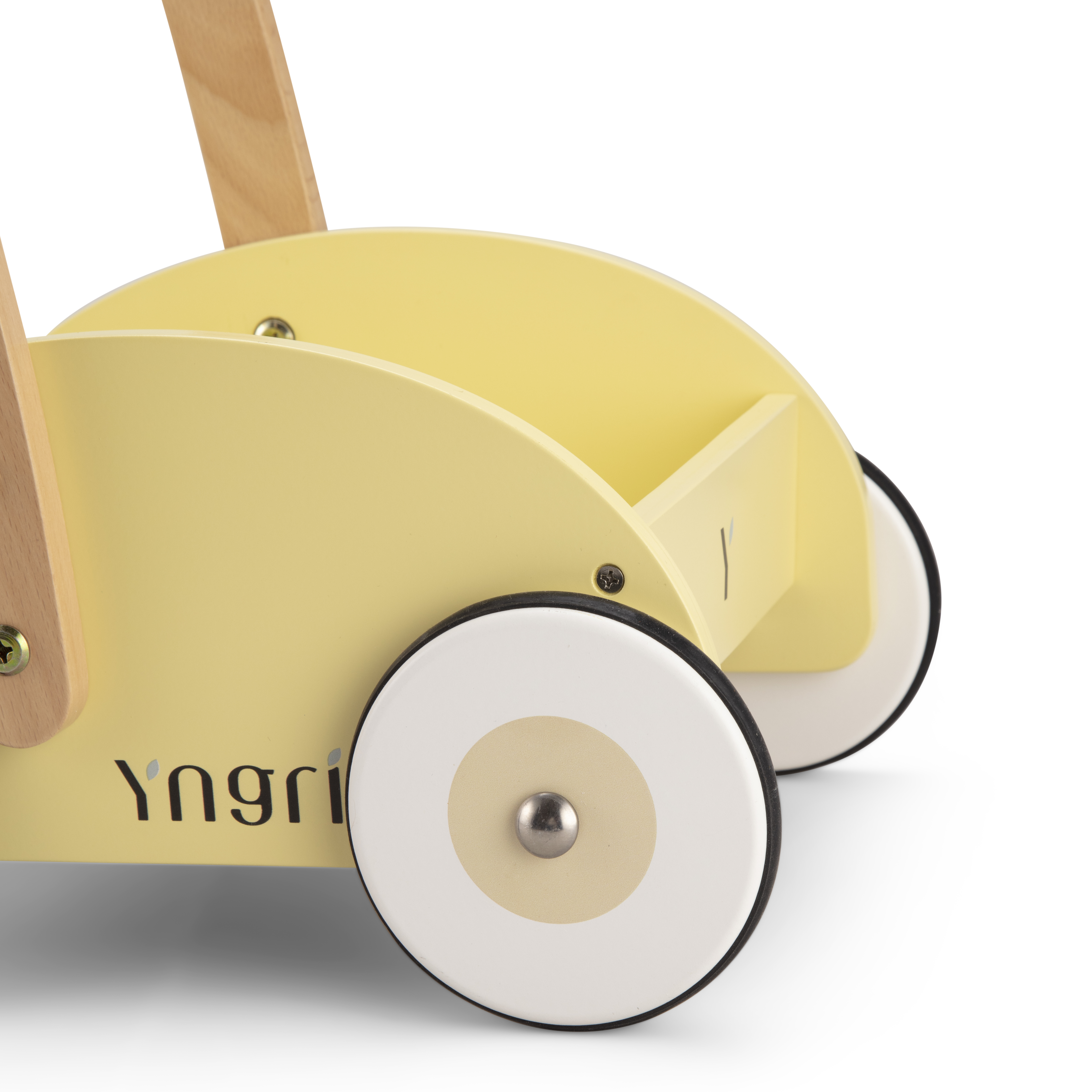 Gåvogn med klosser, yellow