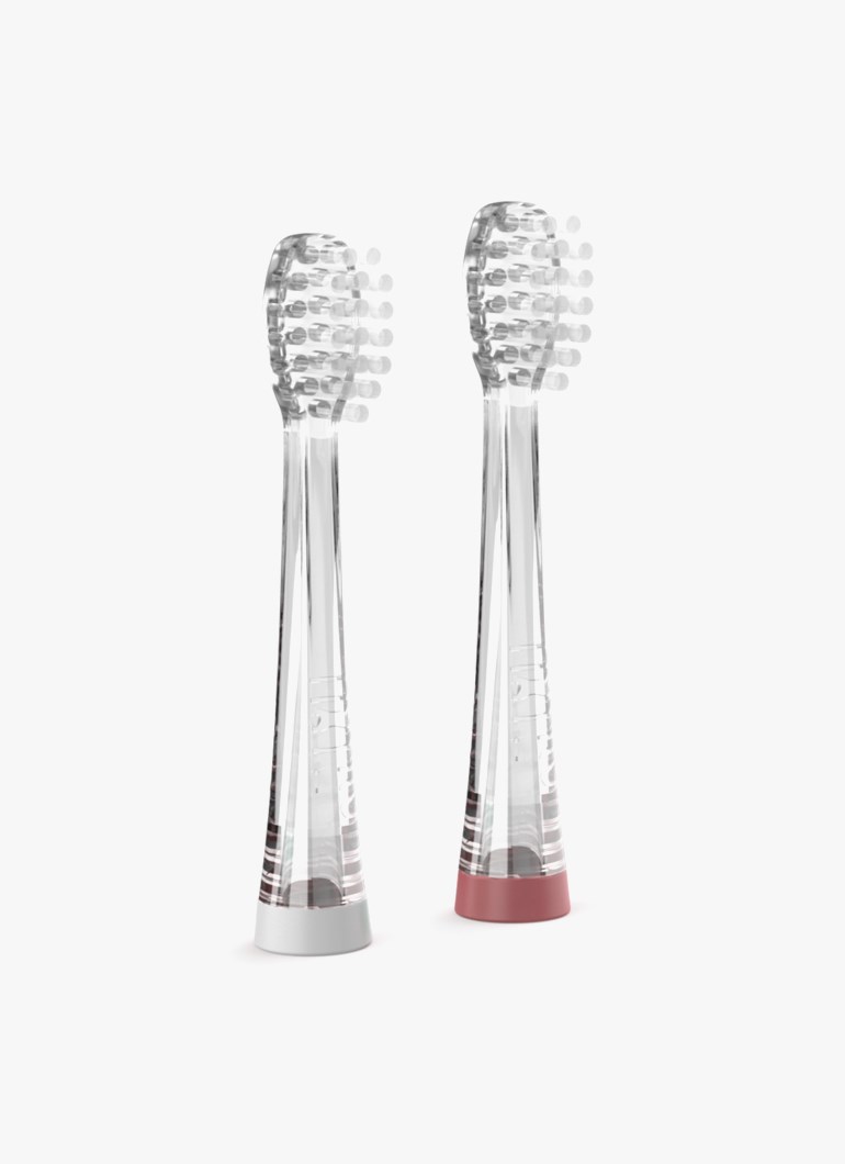 Tannbørstehode 2 pk Transparent - 11020968-Transp-m - 1
