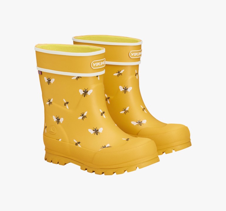 Alv Jolly 'Let's Save the Bees' gummistøvel, yellow Gul - undefined - 1