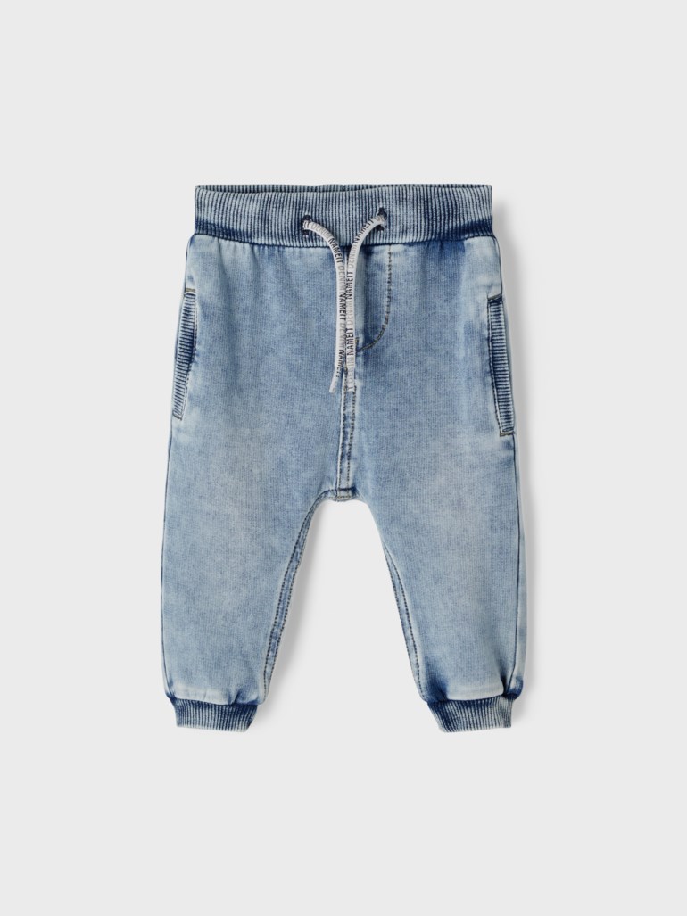 Bundo denim joggebukse, lightbluedenim Blå - undefined - 1