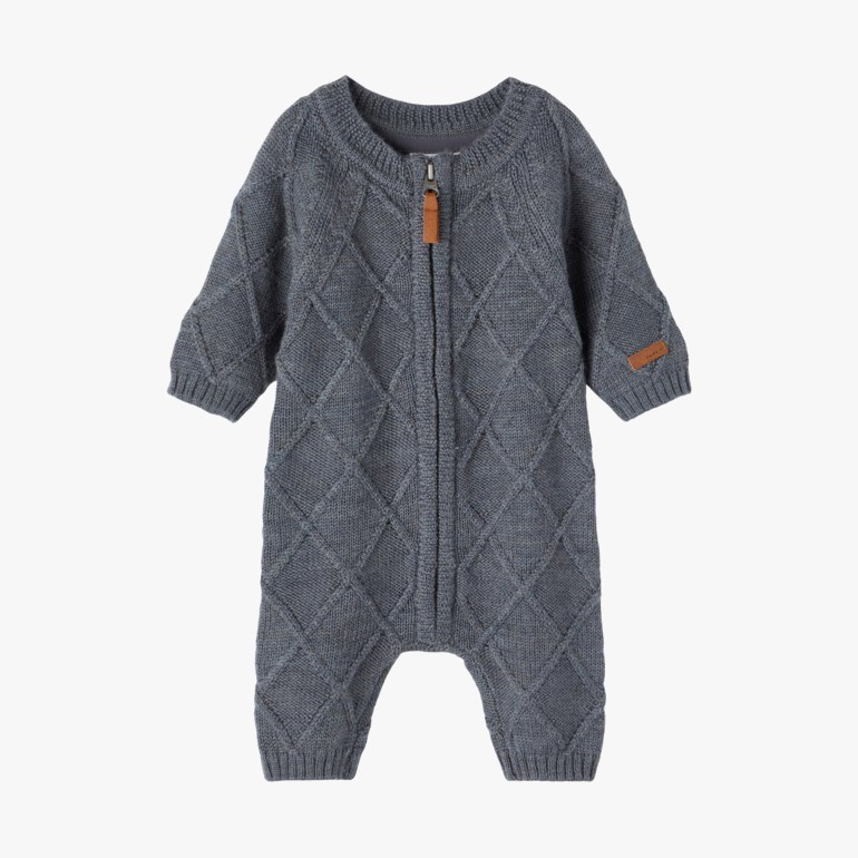 Wrilla strikket ulldress Grå - undefined - 1