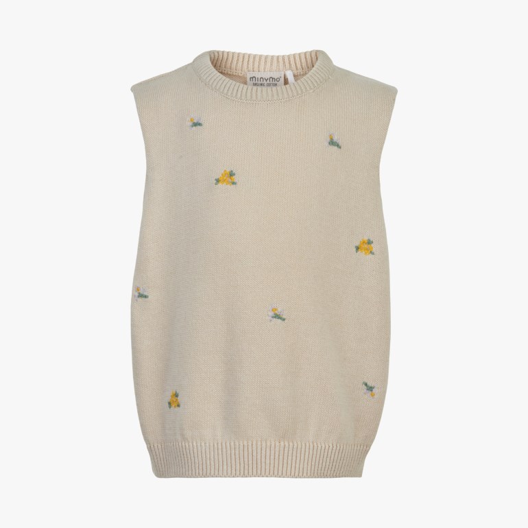 Strikket vest Beige - undefined - 1