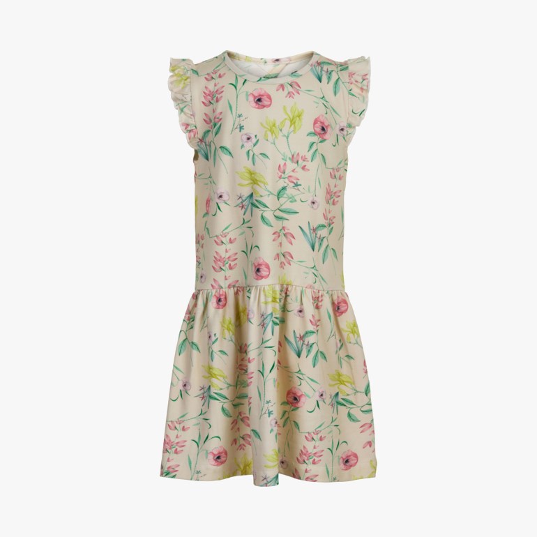 Kortermet kjole Hvit - undefined - 1