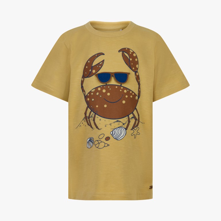 Kortermet t-skjorte Gul - undefined - 1