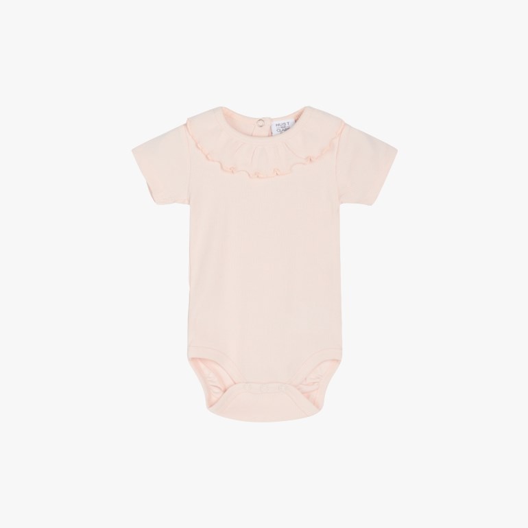 Bodille kortermet body, skinchalk Rosa - undefined - 1