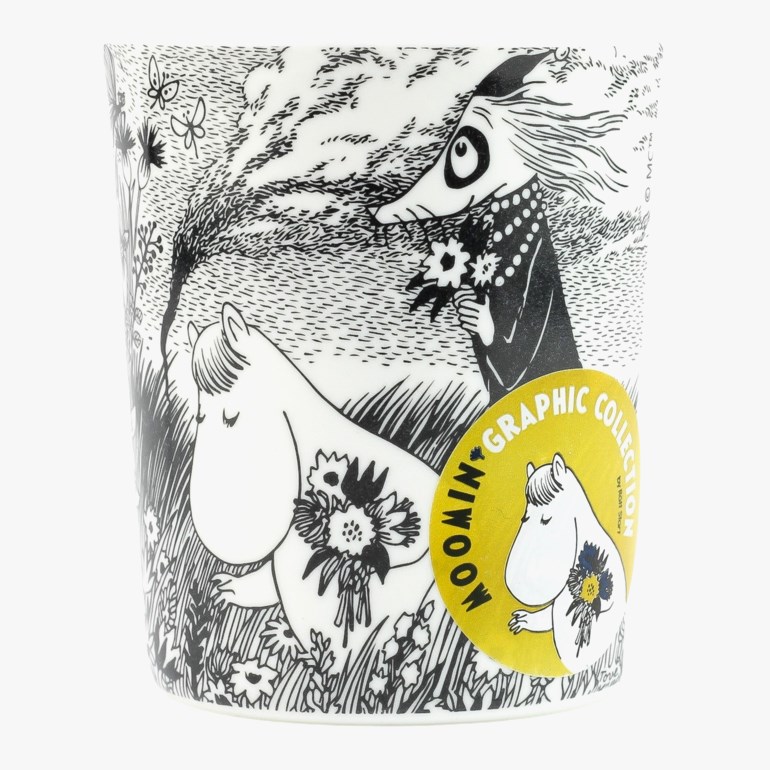 \"Graphic\" kopp med håndtak Sort - undefined - 1