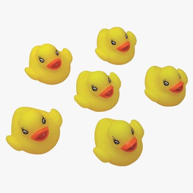 Badeleke ender 6 pk Gul - undefined - 1