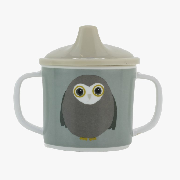Baby Owls kopp med håndtak, menthol Multiple - undefined - 1