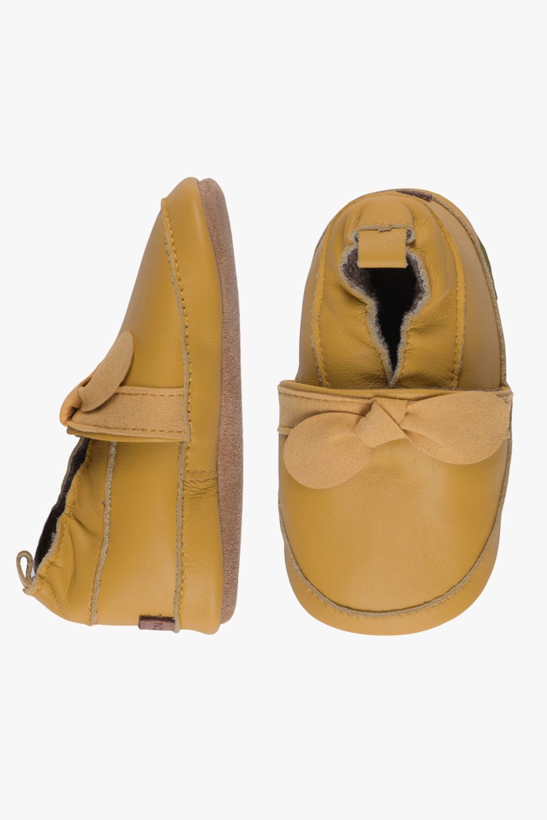 Melton skinntøfler Gul - undefined - 1