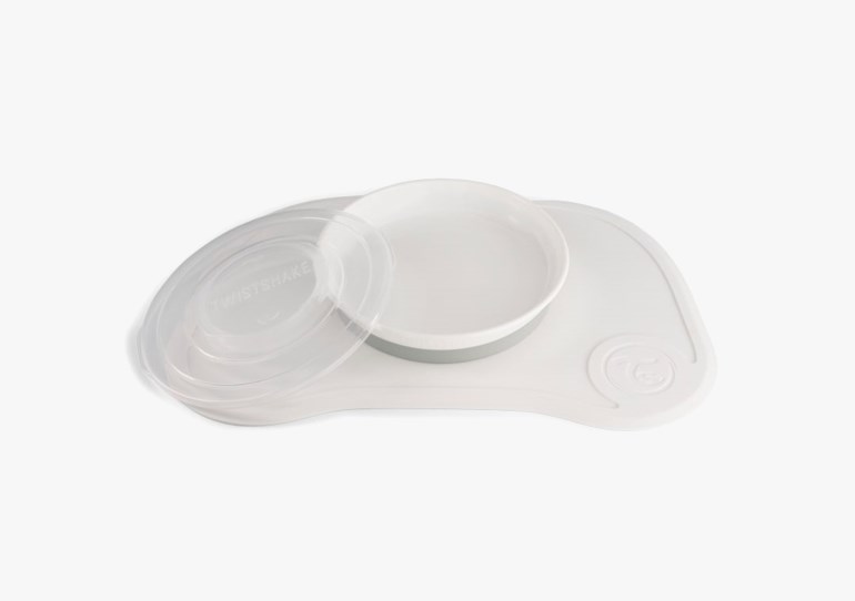 Click mat mini spisebrikke og tallerken, white Hvit - 11024351-White-6mth - 1