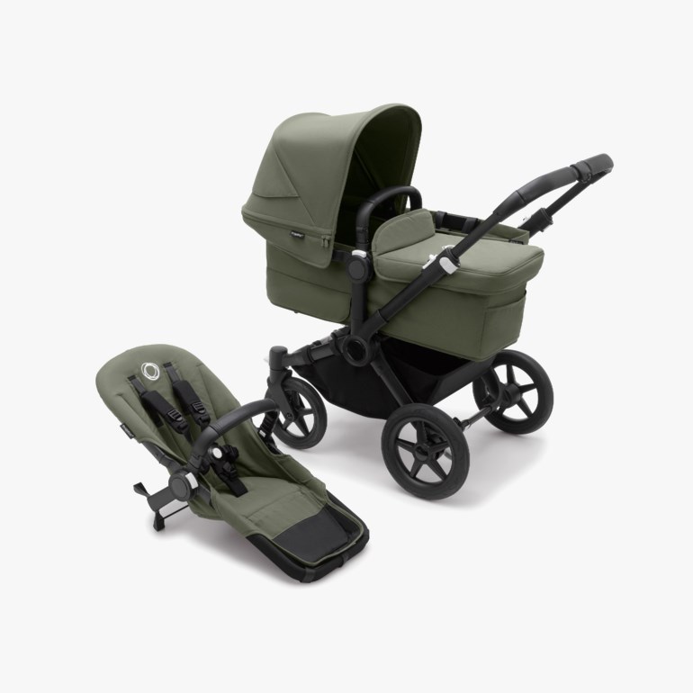 Bugaboo Donkey 5 mono komplett Grønn - 11024705-BlackGreen-4wheel - 1
