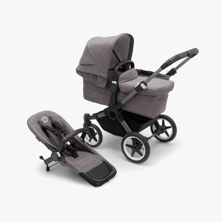 Bugaboo Donkey 5 mono komplett Grå - 11024705-GraGreyMe-4wheel - 1