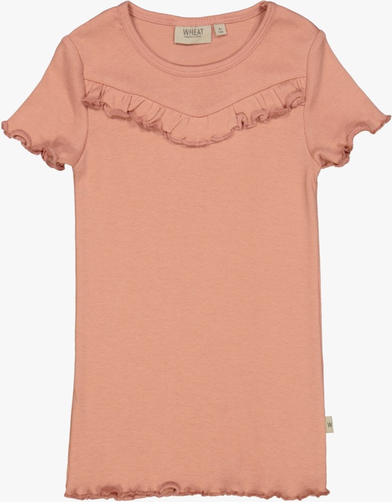 Ruffle t-skjorte Rosa - undefined - 1