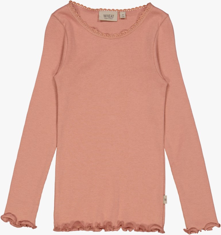 Basic ribb genser Rosa - undefined - 1